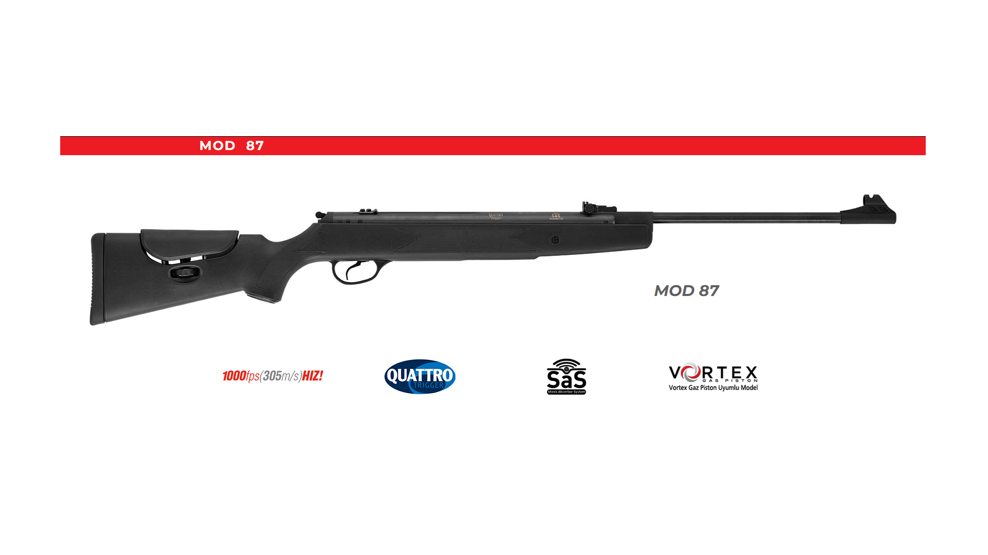 HATSAN MOD 87 Kırma Namlu Havalı Tüfek