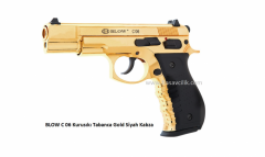 BLOW C75 Kurusıkı Tabanca Gold Siyah Kabza.