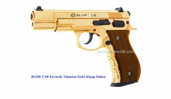 BLOW C 75 Kurusıkı Tabanca Gold Ahşap Kabza.