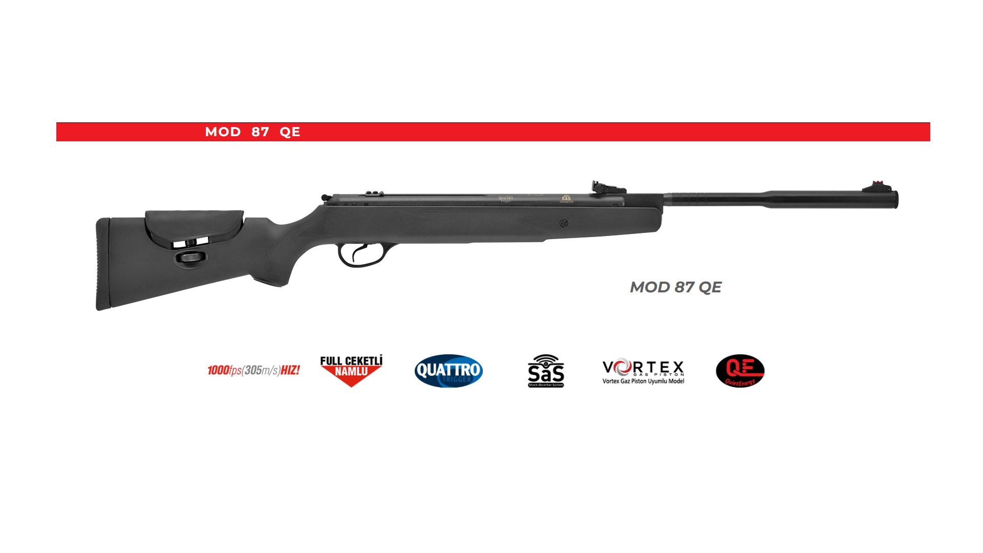 HATSAN MOD 87QE Kırma Namlu Havalı Tüfek