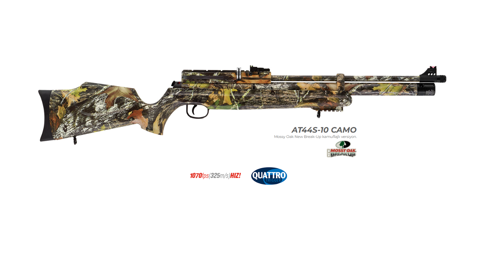 HATSAN AT44S-10 CAMO PCP Havalı Tüfek