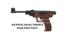 AIR PISTOL HAVALI TABANCA Ahşap Kabza.