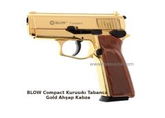 BLOW Compact Kurusıkı Tabanca Gold Ahşap Kabza.