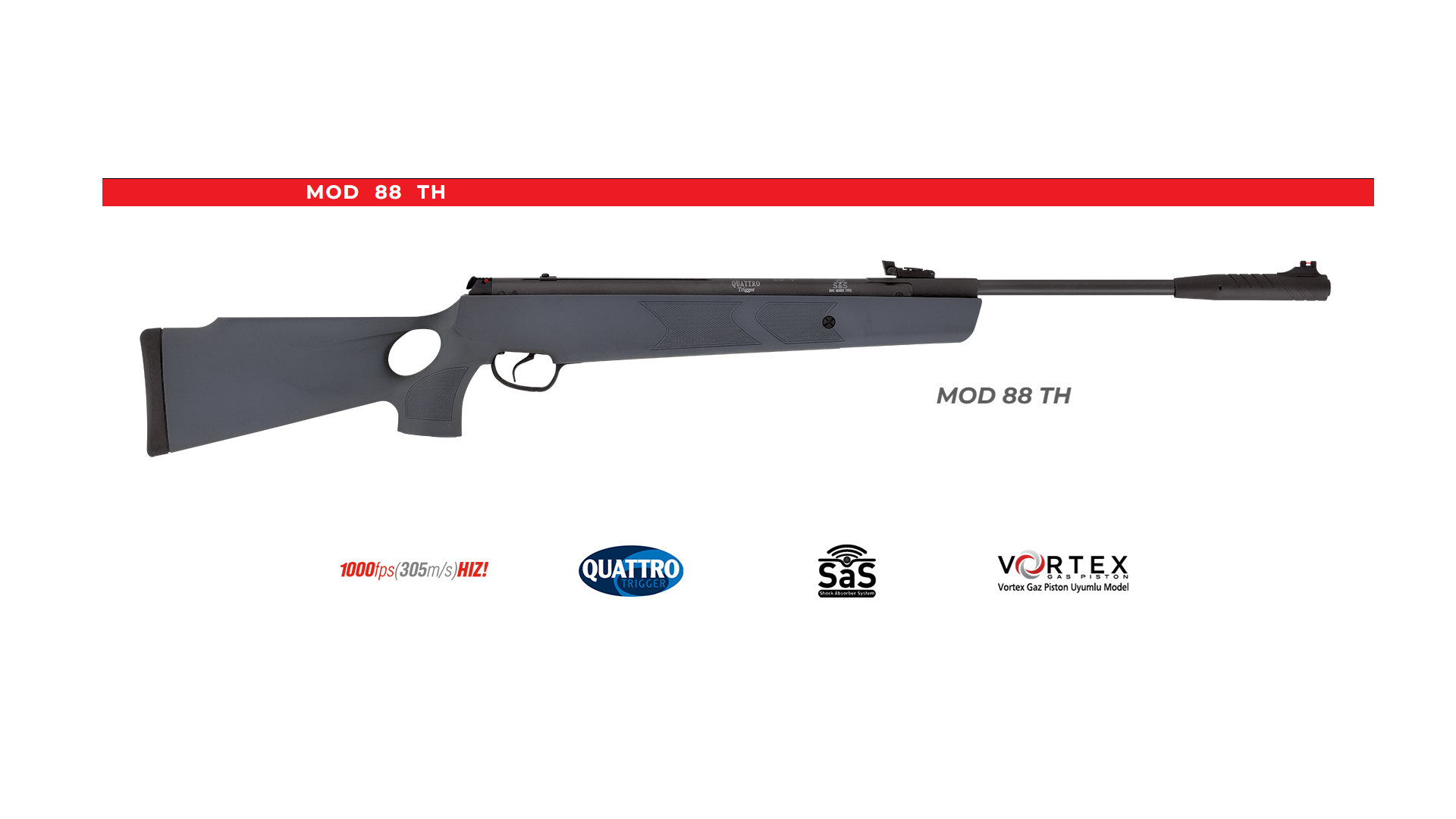 HATSAN MOD 88TH Kırma Namlu Havalı Tüfek
