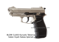 BLOW CLASS Kurusıkı Tabanca Saten Siyah Kabza İşlemeli.