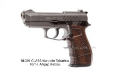 BLOW CLASS Kurusıkı Tabanca Füme Ahşap Kabza.
