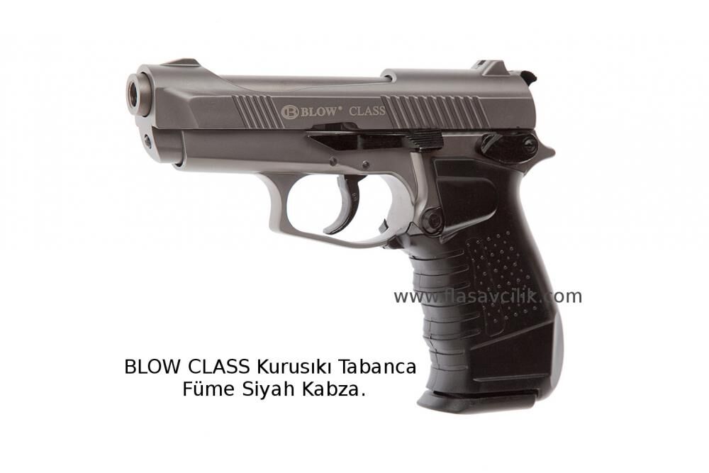 BLOW CLASS Kurusıkı Tabanca Füme Siyah Kabza.