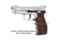 BLOW CLASS Kurusıkı Tabanca Krom Ahşap Kabza.