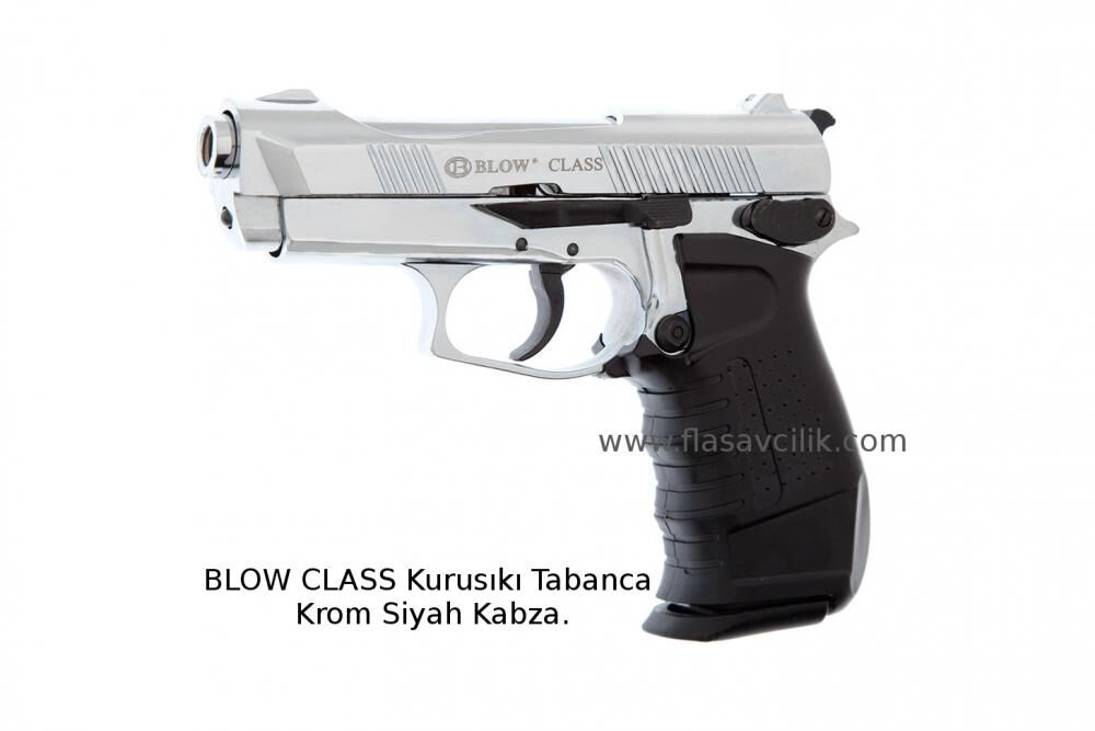 BLOW CLASS Kurusıkı Tabanca Krom Siyah Kabza.