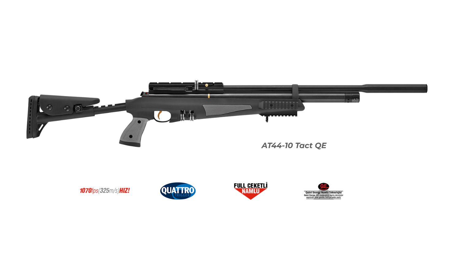 HATSAN AT44-10 Tact QE PCP Havalı Tüfek
