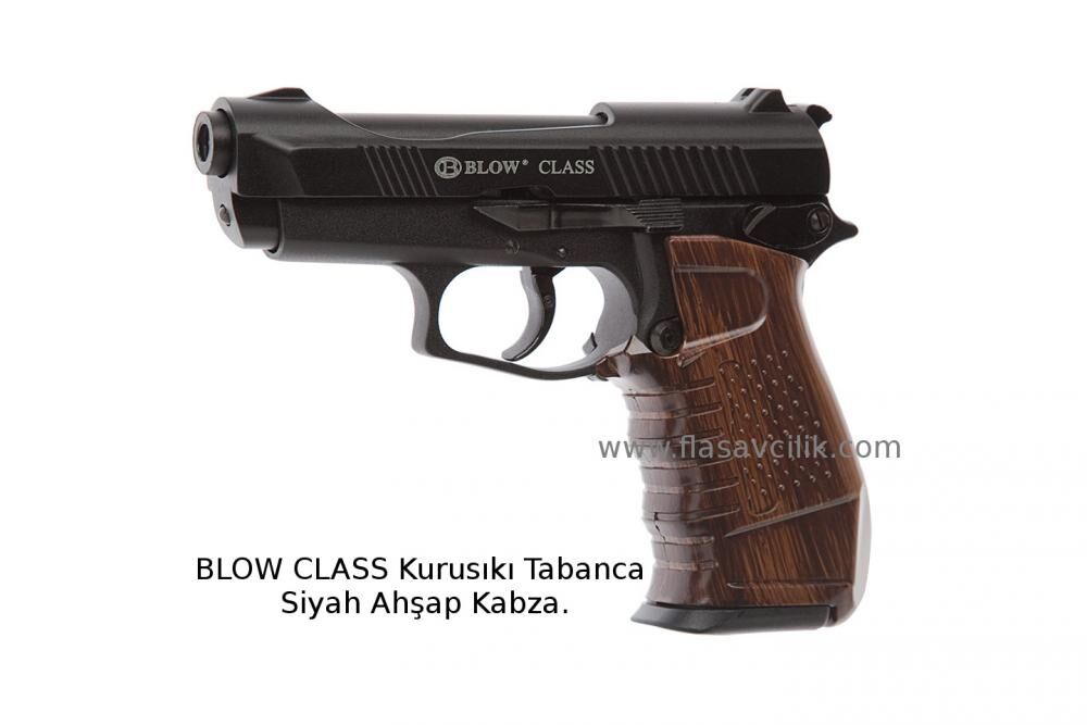 BLOW CLASS Kurusıkı Tabanca Siyah Ahşap Kabza.