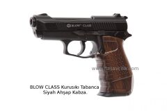BLOW CLASS Kurusıkı Tabanca Siyah Ahşap Kabza.