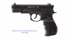 BLOW C 75 Kurusıkı Tabanca Siyah Siyah Kabza Desenli.