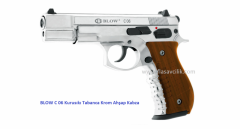 BLOW C 75 Kurusıkı Tabanca Krom Ahşap Kabza.