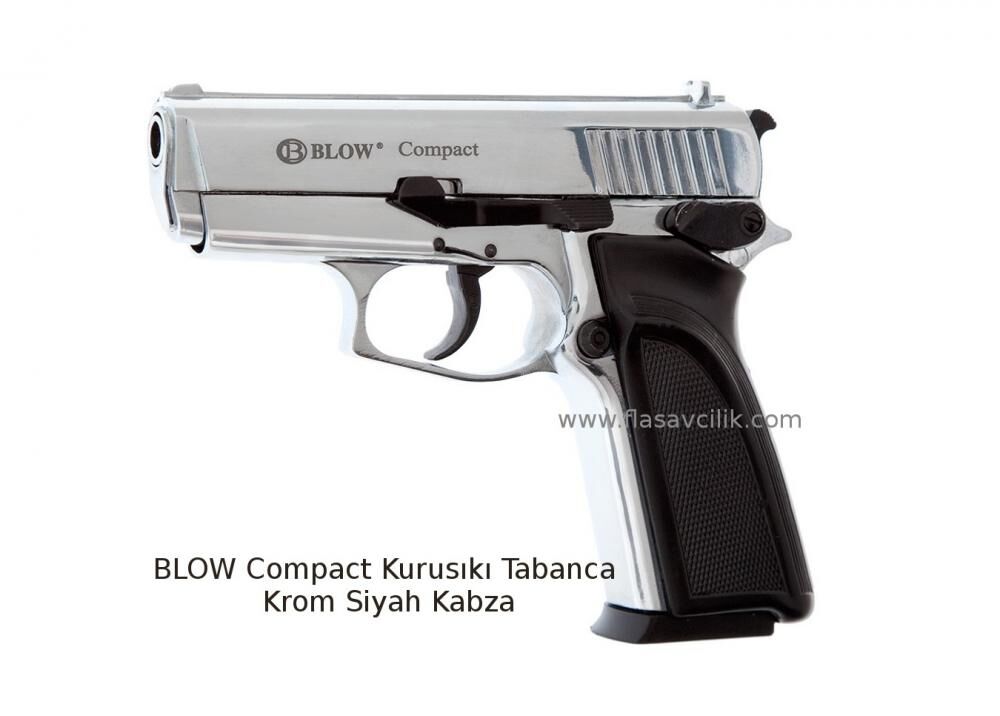 BLOW Compact Kurusıkı Tabanca Krom Siyah Kabza.