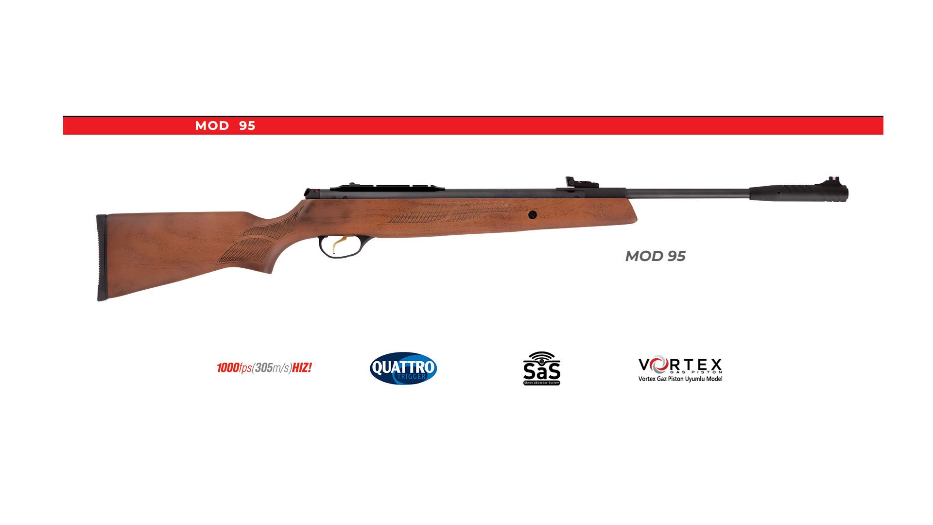 HATSAN MOD 95 Kırma Namlu Havalı Tüfek