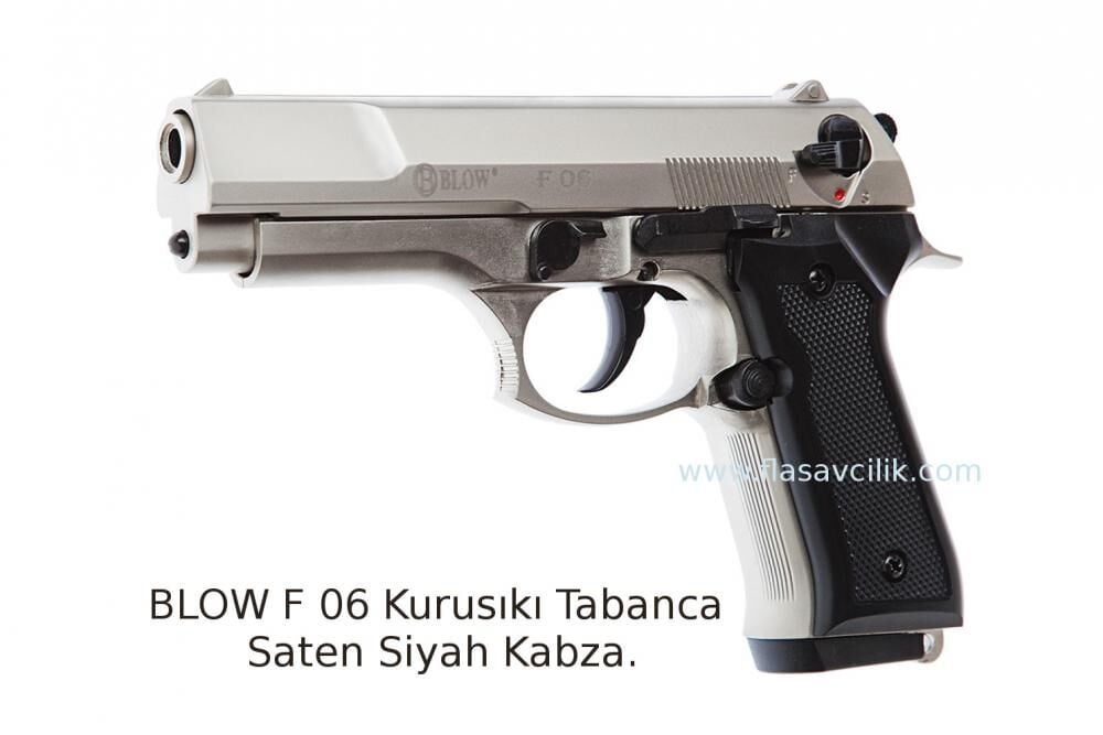 BLOW F 06 Kurusıkı Tabanca Saten Siyah Kabza.