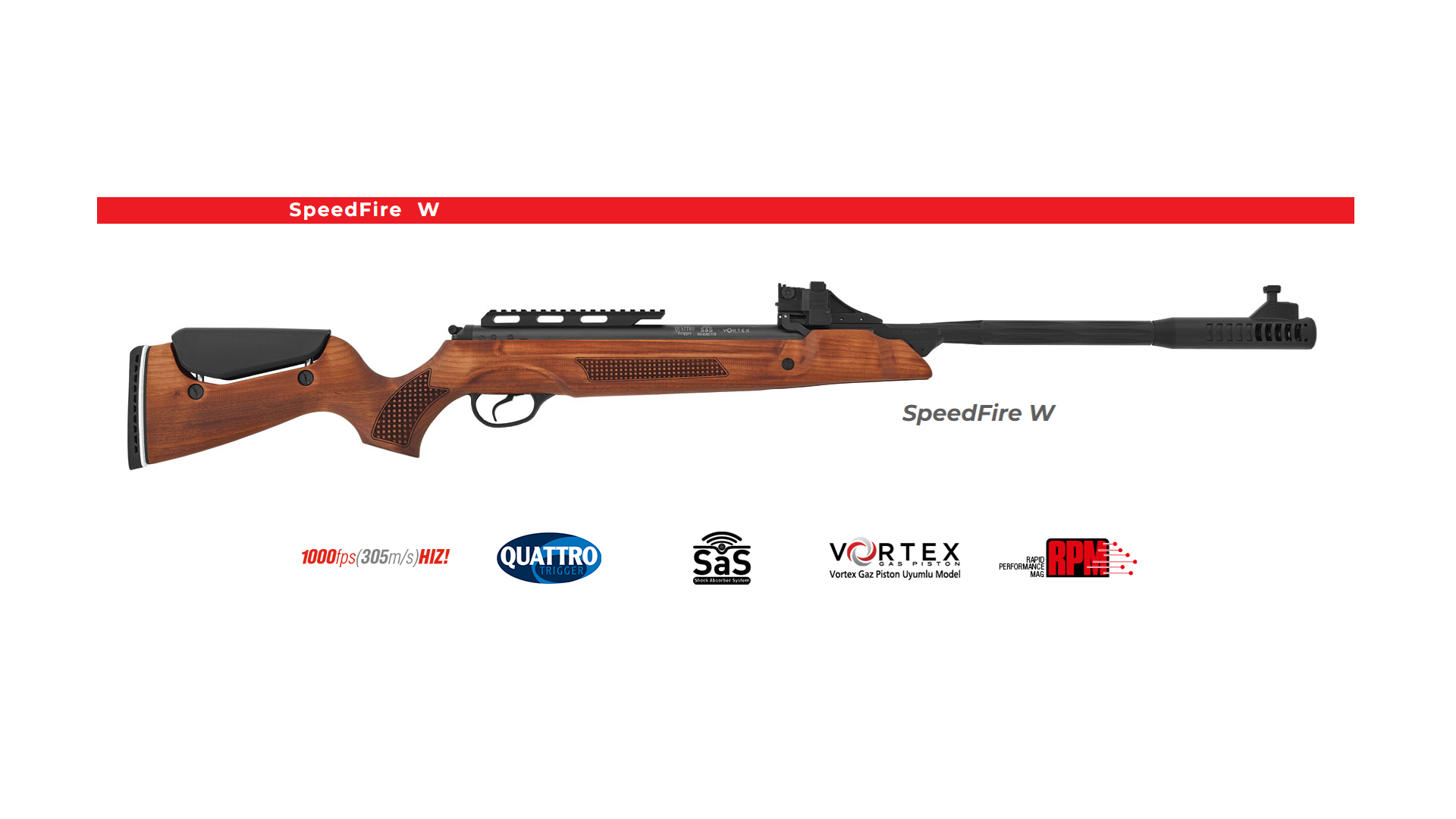 HATSAN SpeedFire W Kırma Namlu Havalı Tüfek