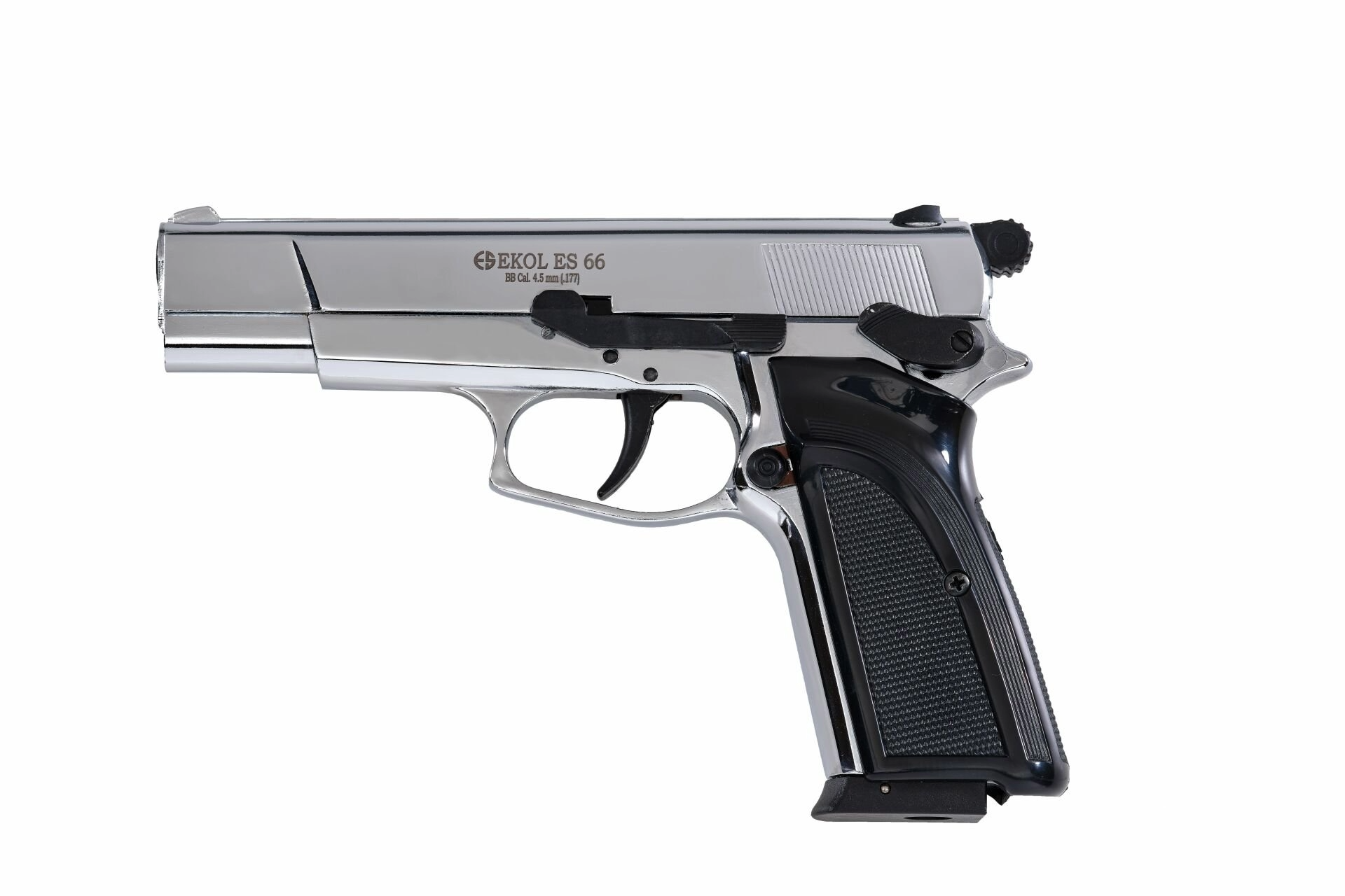EKOL VOLTRAN ES 66 4,5 mm SİYAH Havalı Tabanca Parlak Beyaz