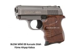BLOW MİNİ 09 Kurusıkı Silah Füme Ahşap Kabza.