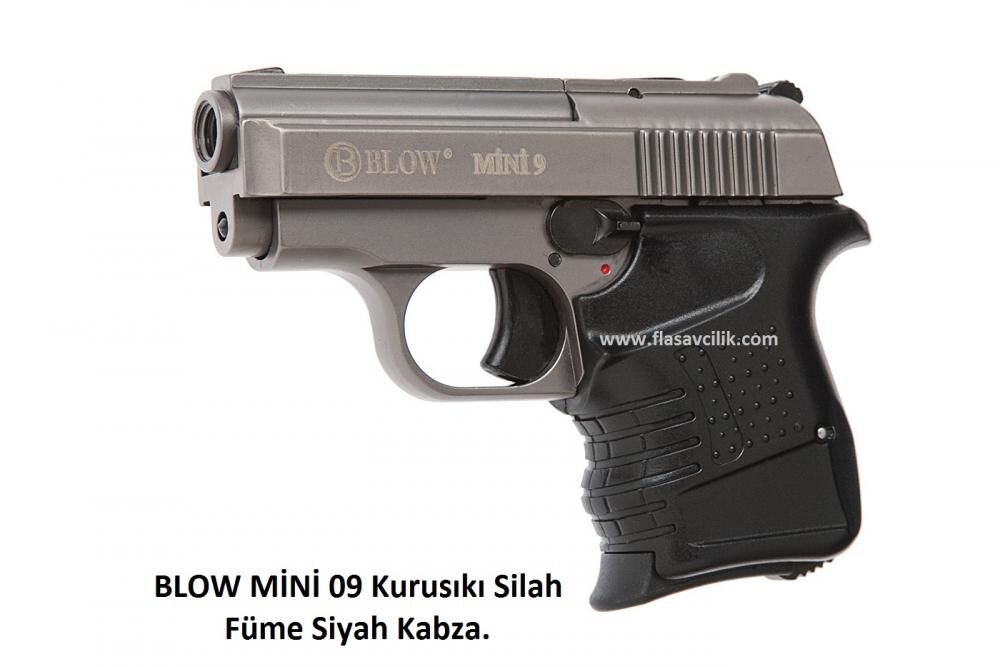 BLOW MİNİ 09 Kurusıkı Silah Füme Siyah Kabza.