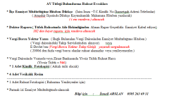 AV Tüfeği Bulundurma Ruhsat Evrakları