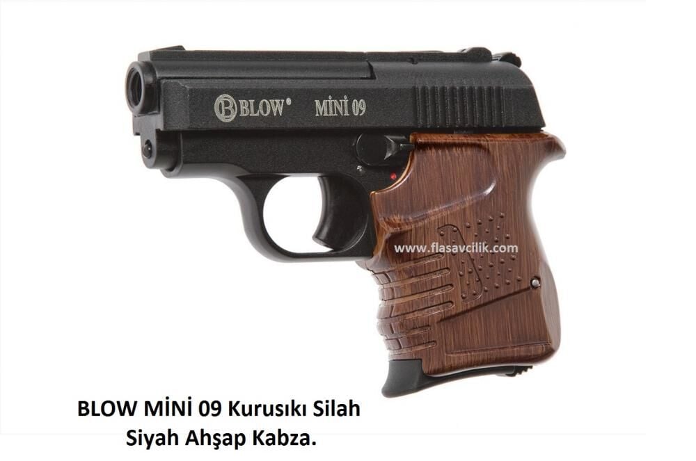 BLOW MİNİ 09 Kurusıkı Silah Siyah Ahşap Kabza.