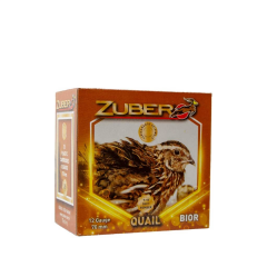 ZUBER 12 Kalibre 25 gram Av Fişeği - Bıldırcın Özel (Bior Tapa)