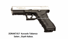 ZORAKİ 917  Kurusıkı Tabanca,Saten Mekanizma,Siyah Polimer Gövde.