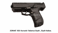 ZORAKİ 925 Kurusıkı Tabanca Siyah , Siyah Polimer Gövde.