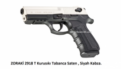 ZORAKİ 2918 T Kurusıkı Tabanca,Saten Mekanizma,Siyah Polimer Gövde.