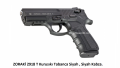 ZORAKİ 2918 T Kurusıkı Tabanca,Siyah Mekanizma,Siyah Polimer Gövde.