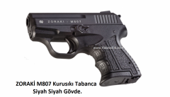 ZORAKİ M807 Kurusıkı Tabanca,Siyah Mekanizma,Siyah Polimer Gövde.