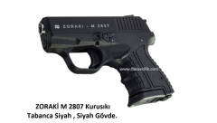 ZORAKİ M 2807 Kurusıkı Tabanca,Siyah Mekanizma,Siyah Polimer Gövde.