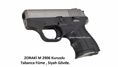 ZORAKİ M 2906 Kurusıkı Tabanca,Füme Mekanizma,Siyah Polimer Gövde.