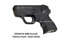 ZORAKİ M 2906 Kurusıkı Tabanca,Siyah Mekanizma,Siyah Polimer Gövde.