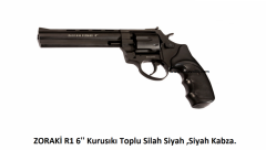 ZORAKİ R1 6'' Kurusıkı Toplu Silah Siyah ,Siyah Kabza.