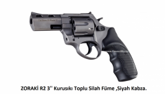 ZORAKİ R2 3'' Kurusıkı Toplu Silah Füme ,Siyah Kabza.