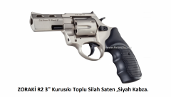 ZORAKİ R2 3'' Kurusıkı Toplu Silah Saten ,Siyah Kabza.