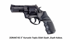 ZORAKİ R2 3'' Kurusıkı Toplu Silah Siyah ,Siyah Kabza.
