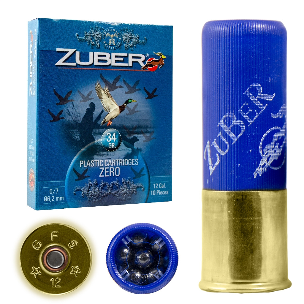 ZUBER 12 Kalibre 34gram Zero Av Fişeği