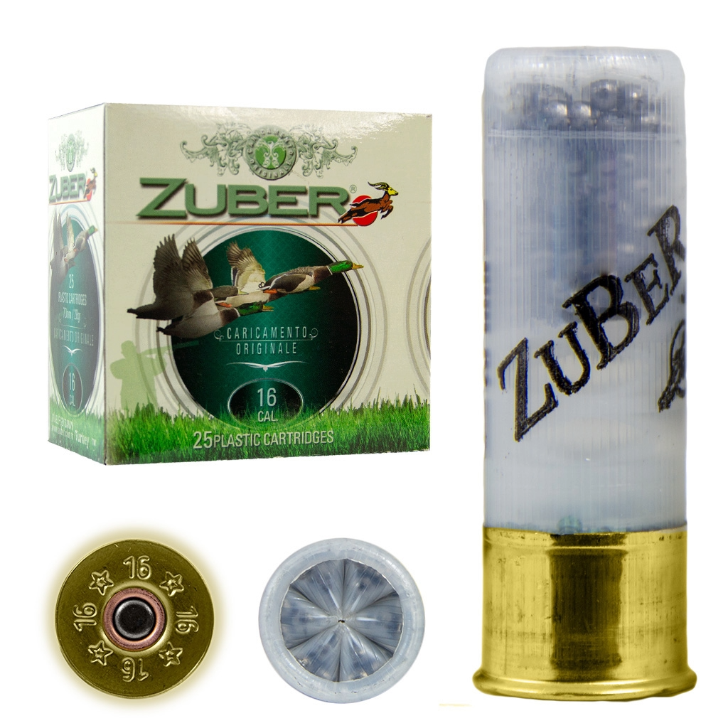 ZUBER 16 Kalalibre 28gram Av Fişeği