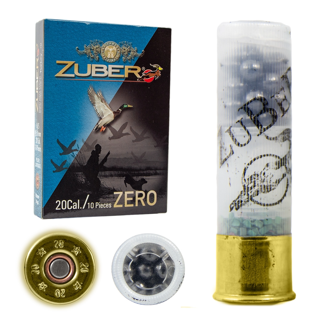 ZUBER 20 Kalibre 24 gram ZERO Av Fişeği 3/0 - 5/0 - 7/0