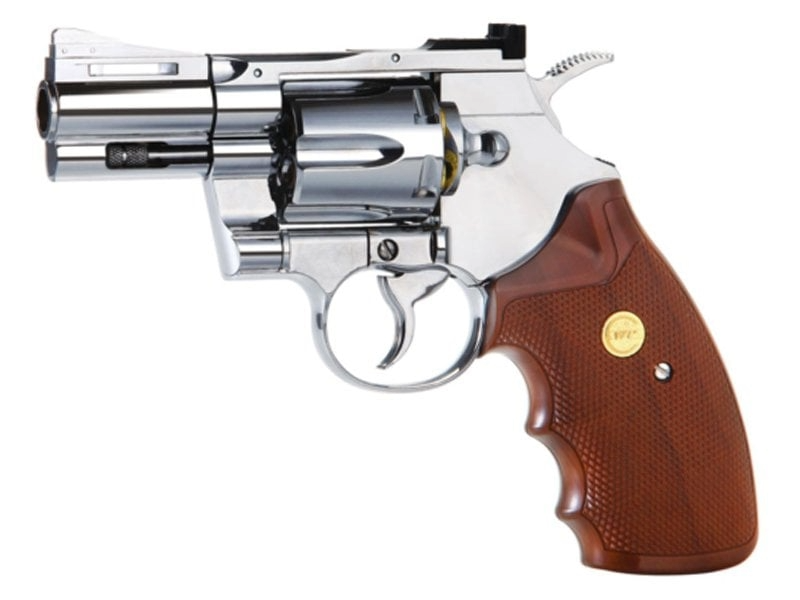 KWC Pyhton Smith & Wesson 2.5 inç Nikel Toplu Havalı Tabanca  4.5MM