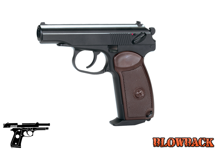 KWC MAKAROV (KMB44AHN) BLOWBACK HAVALI TABANCA 4,5 mm