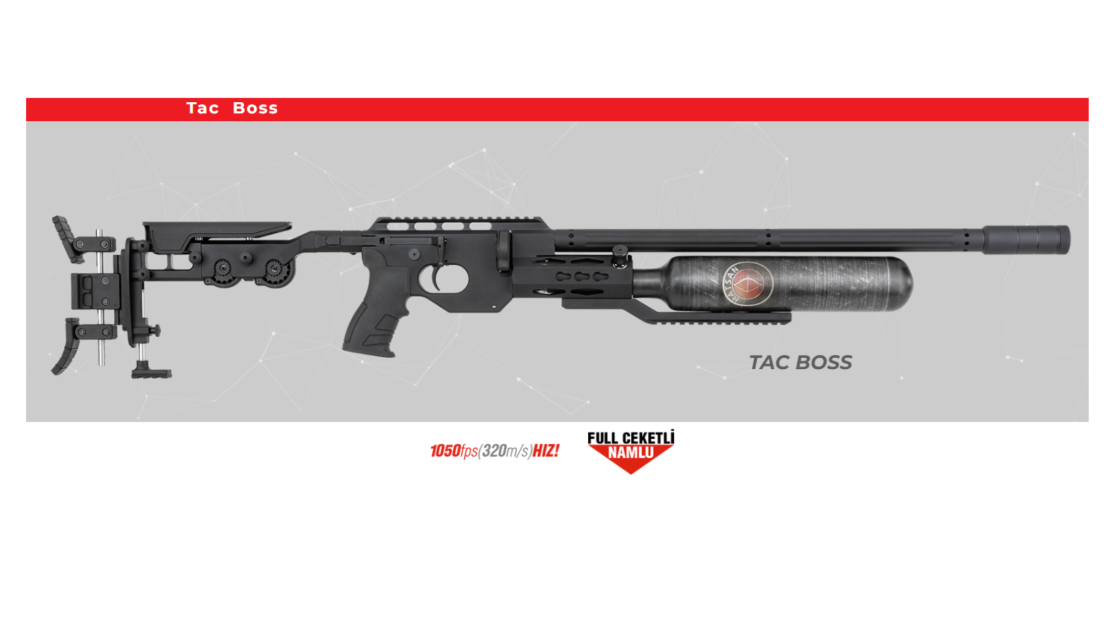 HATSAN Tac Boss PCP Havalı Tüfek