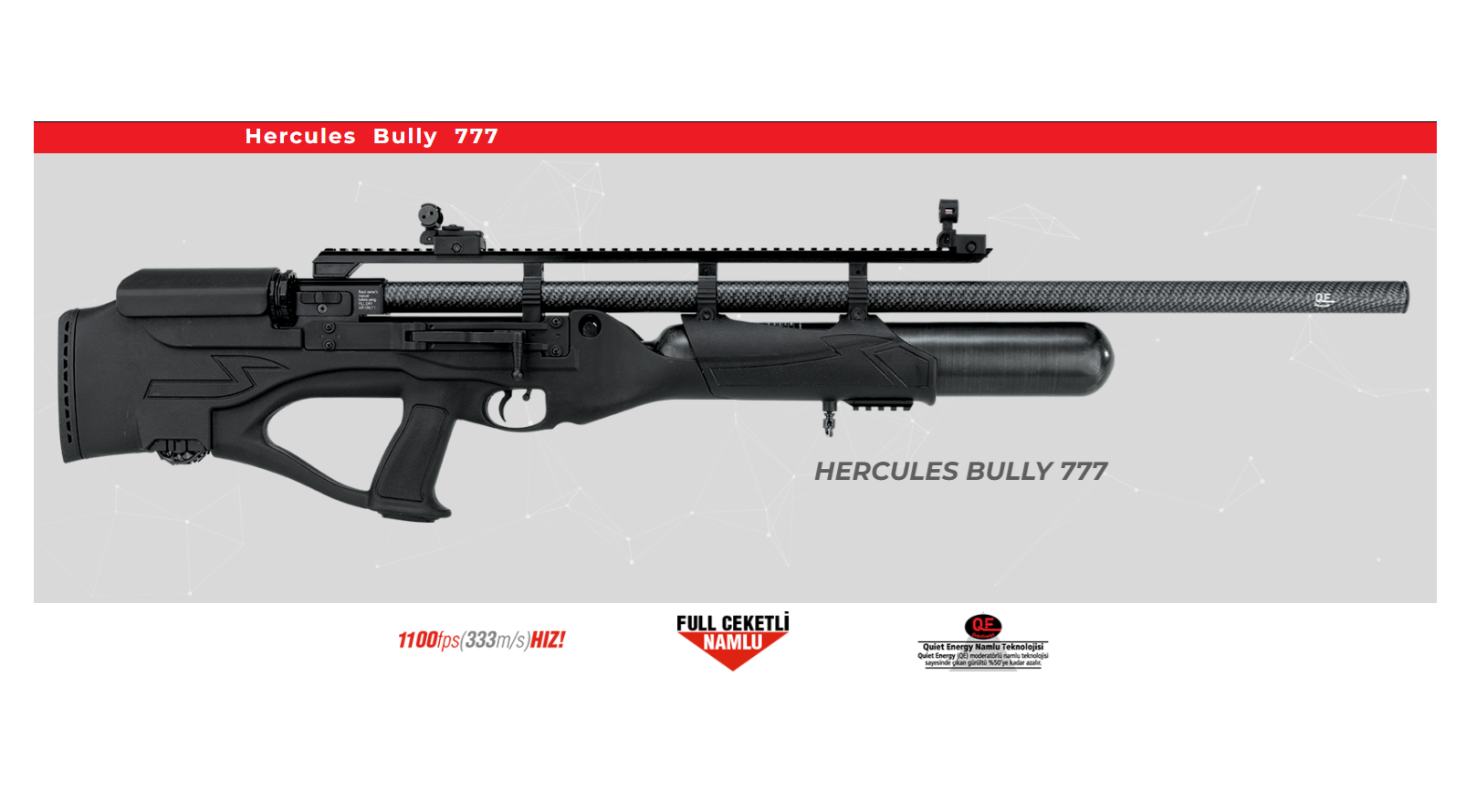 HATSAN Hercules Bully 777 PCP Havalı Tüfek