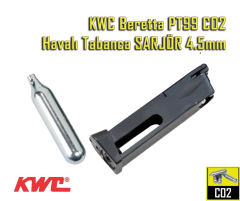 KWC Beretta M92, PT92, SA P92 Co2 4.5mm Havalı Tabanca ŞARJÖR