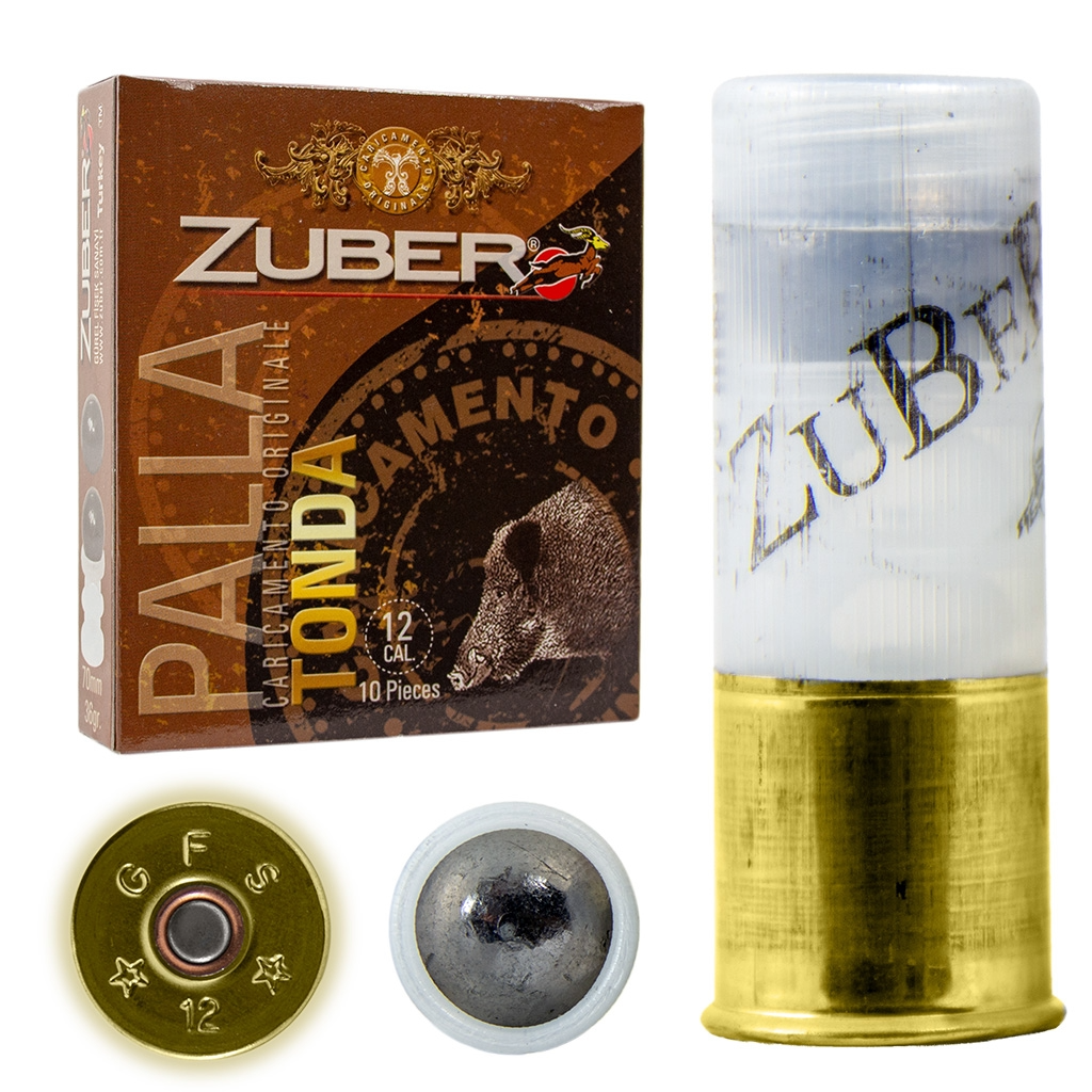 ZUBER 12 Kallibre Tek Kurşun - Tonda