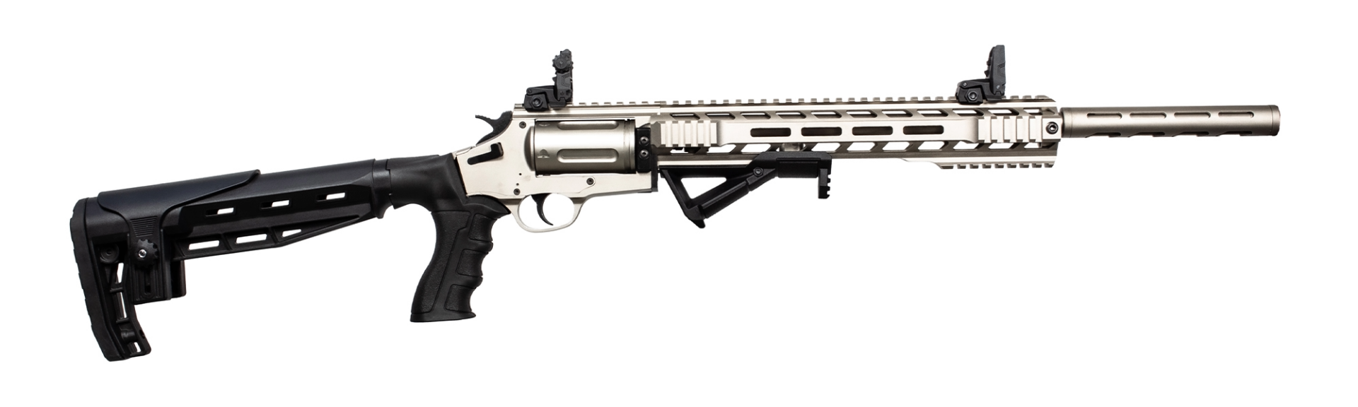YNG ARMS YNG RV - 02 Taktikal Nikel Revolver Av Tüfeği